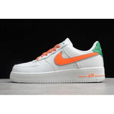 Nike Air Force 1 '07 Beyaz / Turuncu / Yeşil Kaykay Ayakkabı Türkiye - 5OY0SYRI